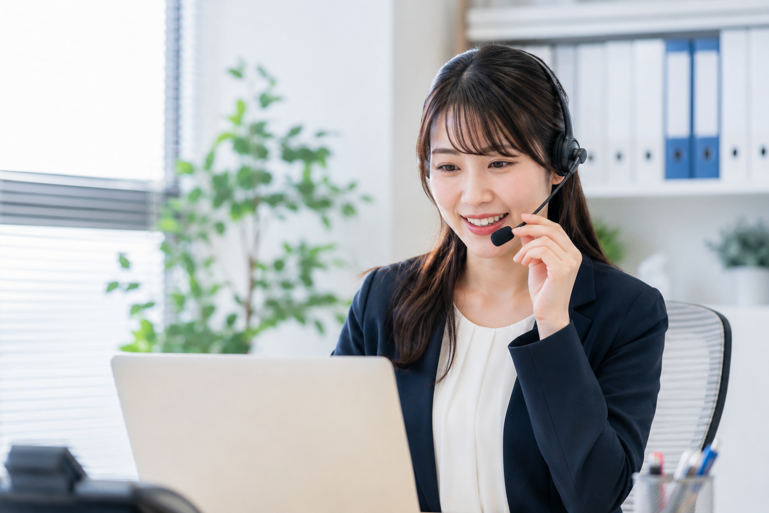オンラインチャットによる質問サポートのイメージ